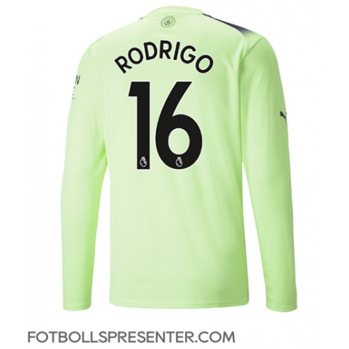 Manchester City Rodri Hernandez #16 Tredje Matchtröja 2022-23 Långärmad Manchester City Rodri Hernandez #16 Tredje Matchtröja 2022-23 Långärmad